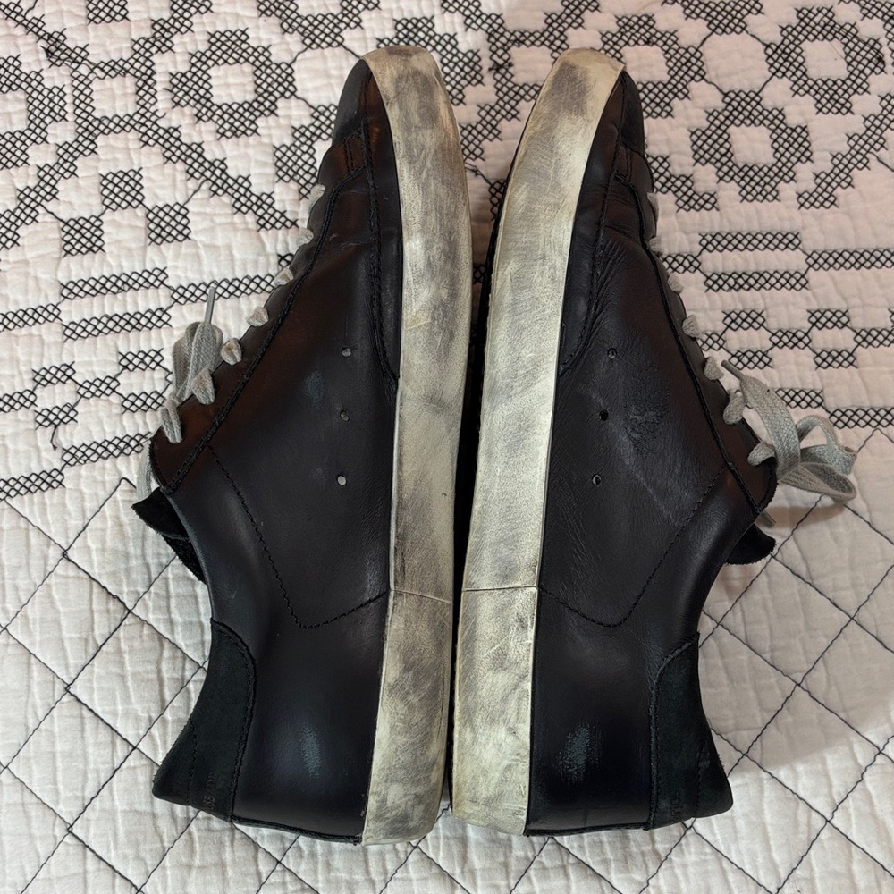 Golden Goose Black and Gray Men's Sneakers - Picture 5 of 7